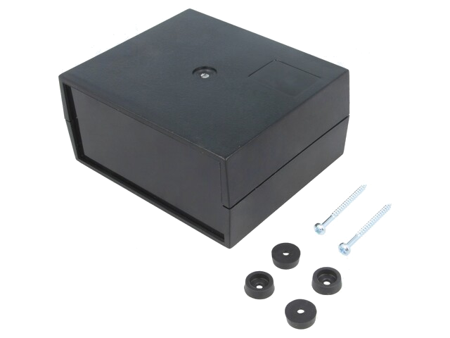Behuizing: voor voedingseenheid; X: 100mm; Y: 120mm; Z: 56mm; ABS Behuizing: voor voedingseenheid; X: 100mm; Y: 120mm; Z: 56mm; ABS